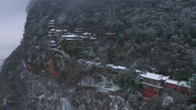 昆明西山雪景