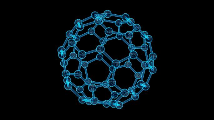 碳原子全息可视化 alpha通道