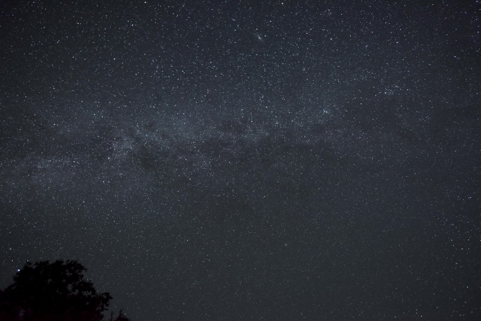 延时摄影英仙座流星雨银河星空