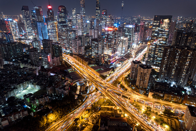 广州夜景延时合集