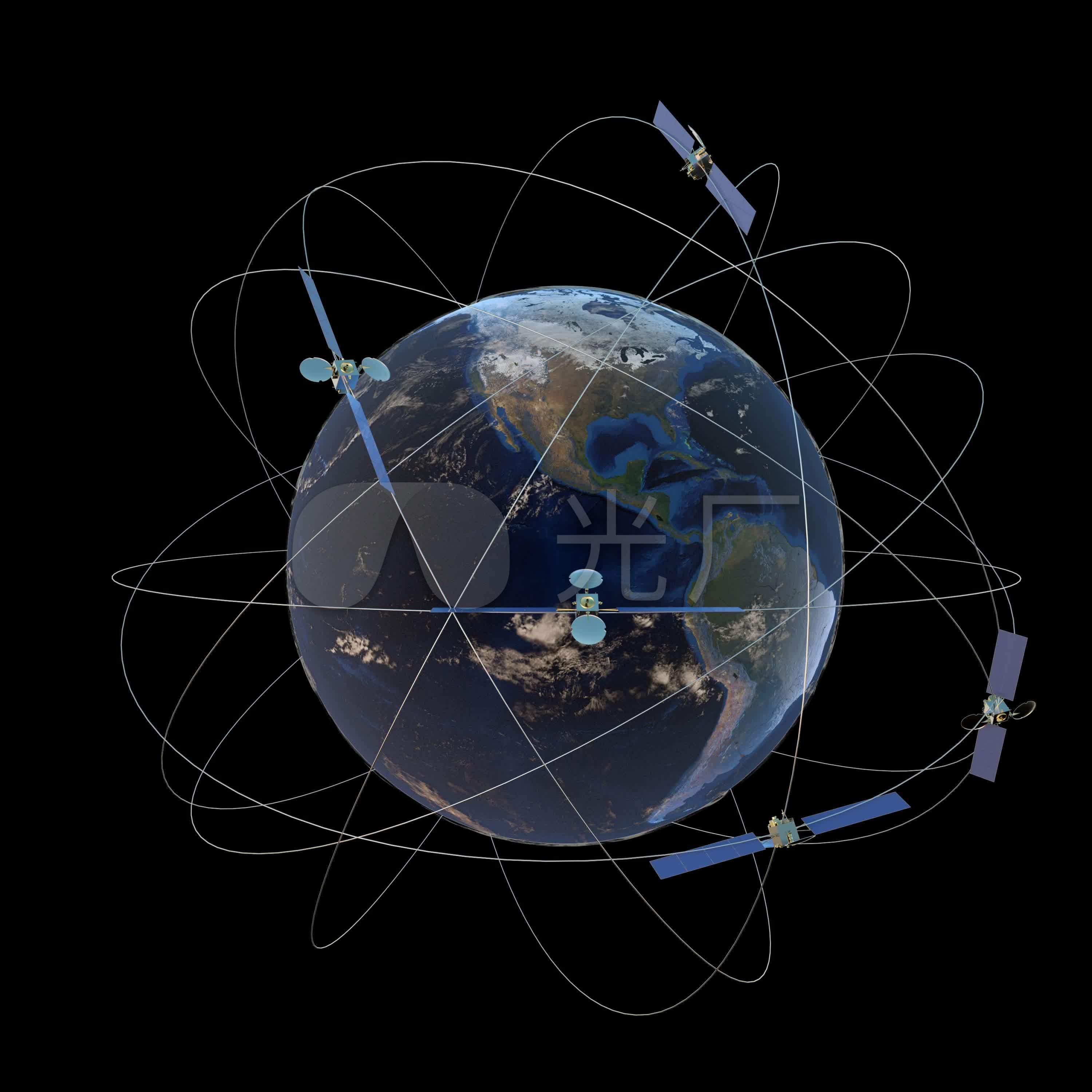 航天日人造卫星插画图片_装饰图案_设计元素-图行天下素材网