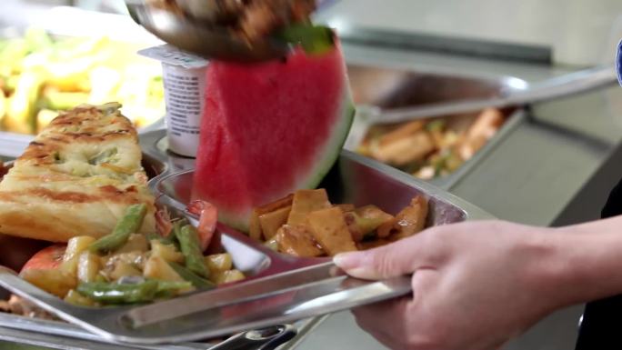 食堂菜品自助餐学校食堂员工餐厅