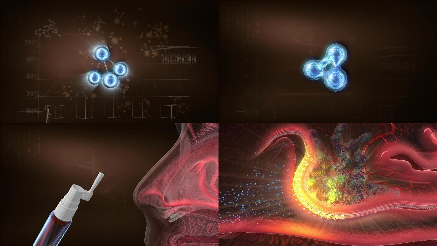 药物纳米银分子可强穿透鼻粘膜治疗深处病灶
