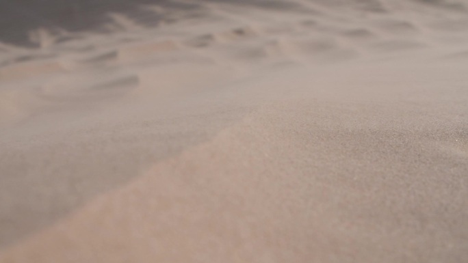 高清沙漠风吹细沙流沙