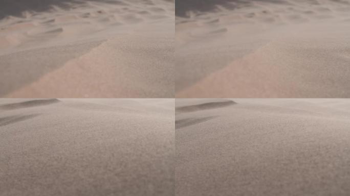 高清沙漠风吹细沙流沙