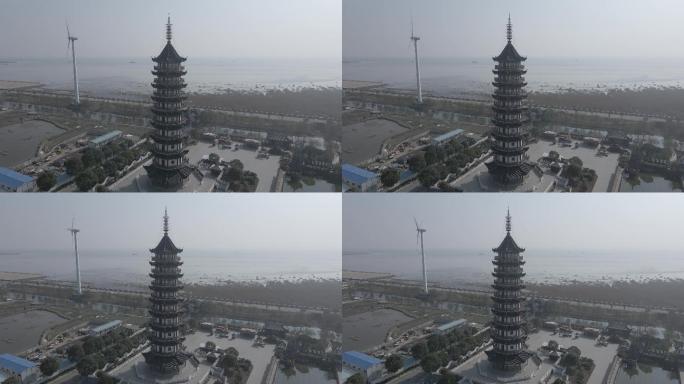 风景 景区 上海 上海 航拍 灰片 大海