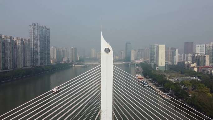4K航拍广州海印桥