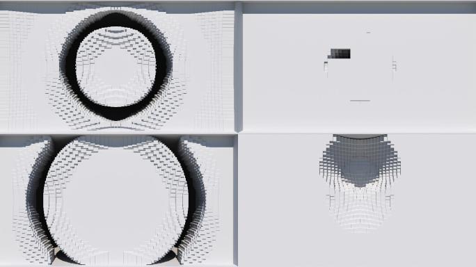 矩阵方块裸眼3D投影3K