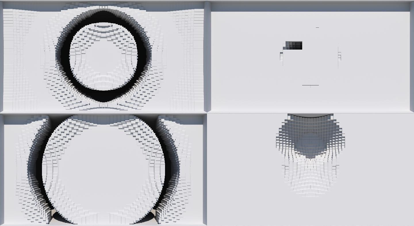 矩阵方块裸眼3D投影3K