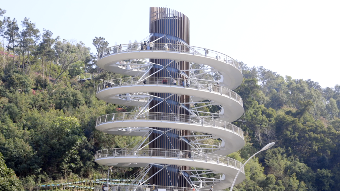 4k 设计感 山海步道 厦门 空中步道