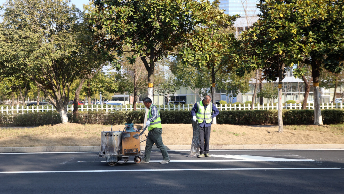 城市道路划线