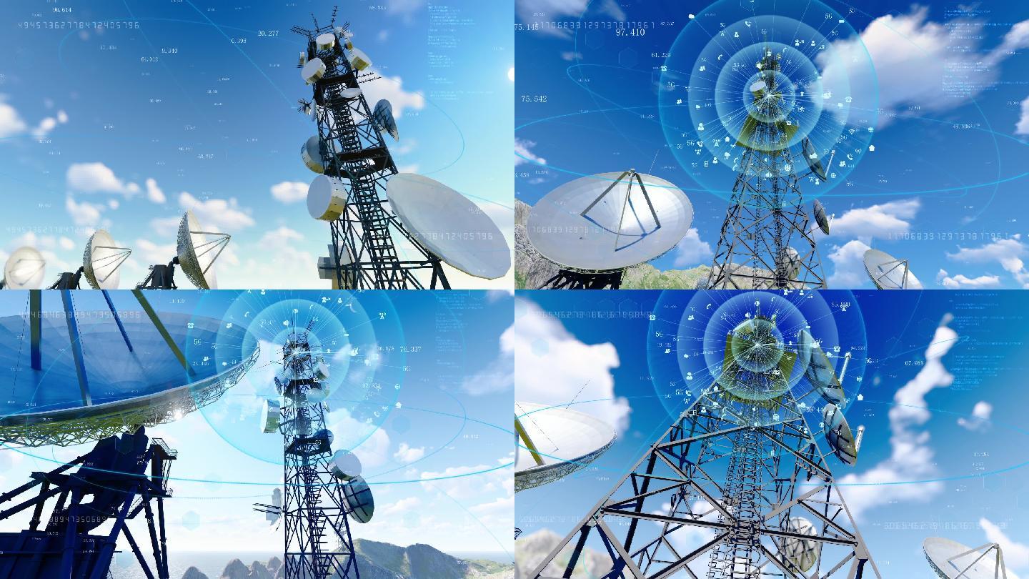 5G通信基站和雷达接收传递信号