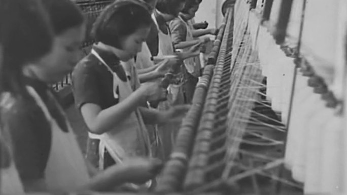 40年代民族手工业纺织厂