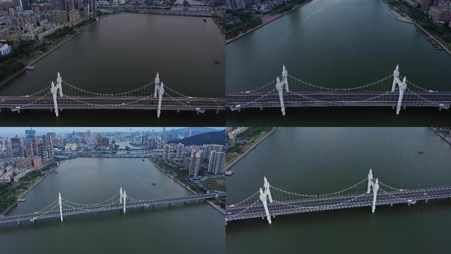 珠海地标/白石桥与环宇城航拍4K