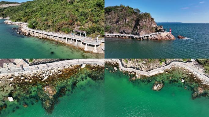 深圳最美海岸线-盐田滨海栈道4K航拍