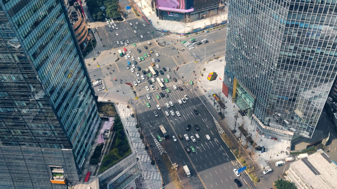 城市车流交通微电影片头环境叙事空镜头