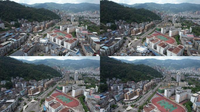 福建福安街道航拍镜头B7