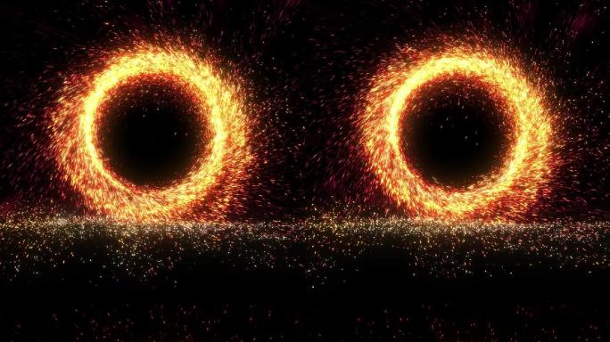 粒子火星奇异博士圆圈粒子黑洞传送螺旋