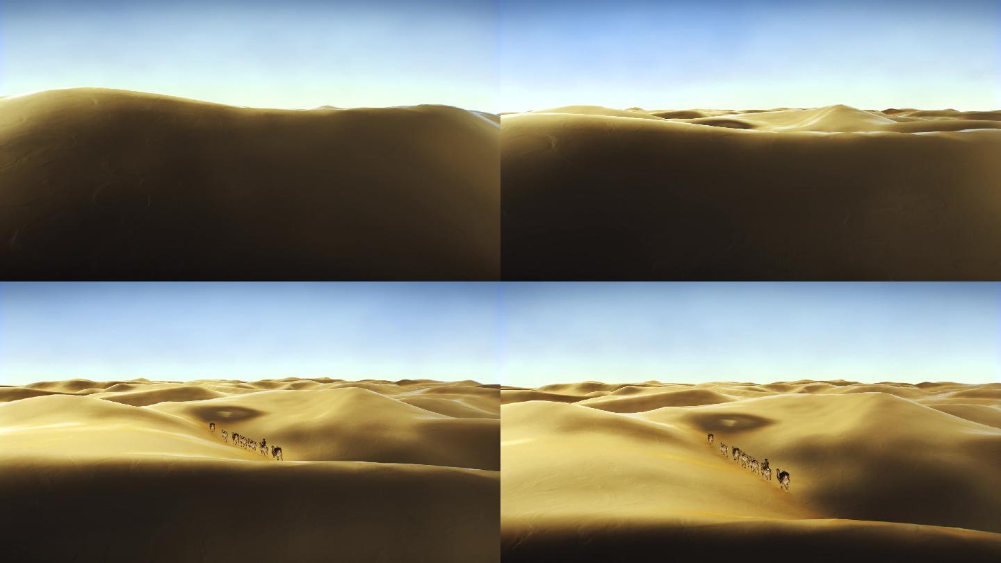三维沙漠骆驼