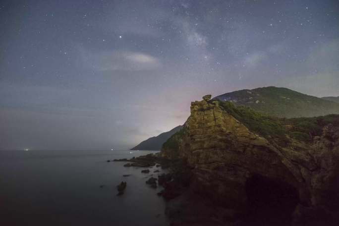 【4K】 深圳鹿嘴山庄银河星空延时