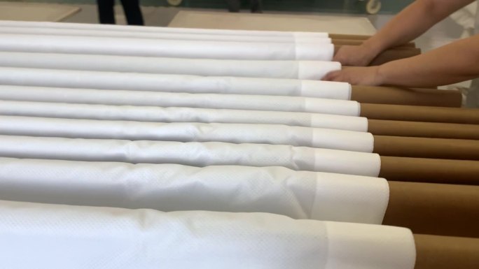 卧式纸膜生产过程