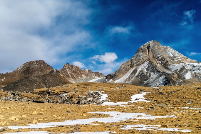 4K原创西藏雪山风景延时