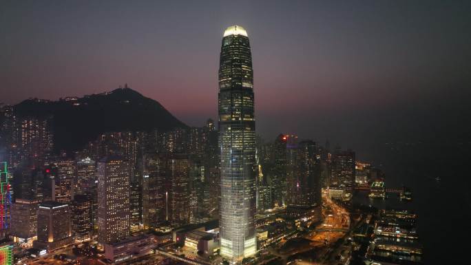 御三航拍 香港第二高楼：香港国际金融中心
