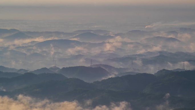 山中云雾