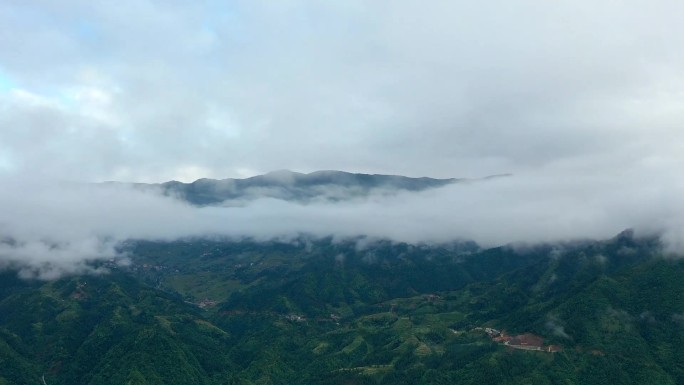 航拍云海延时企业片头文旅新农村振兴合集