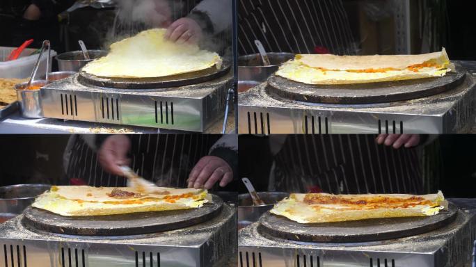 煎饼 煎饼果子 美食 夜市小吃 夜市美食