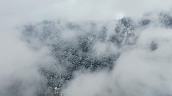 莽山雪景