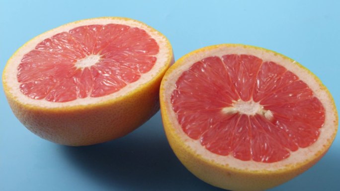 西柚与芒果水果展示