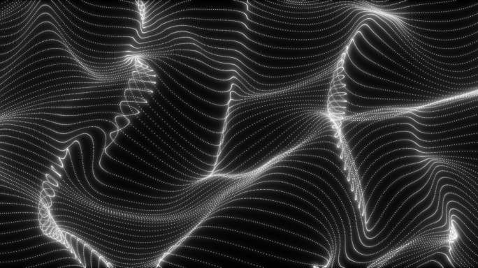 【宽屏】抽象艺术线条波浪循环3