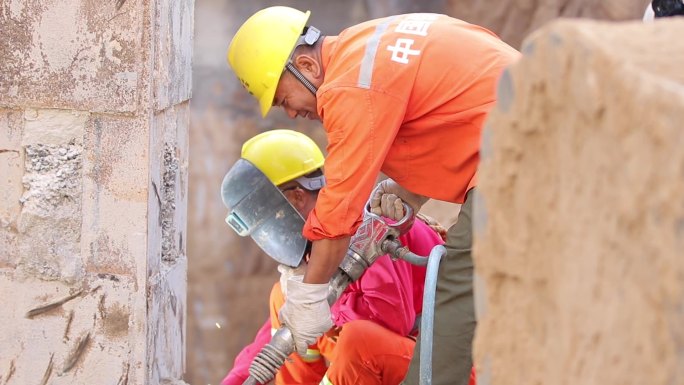 建筑工人建筑工地