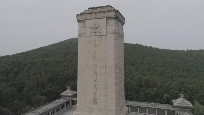 徐州淮海战役烈士纪念塔航拍（二）原色
