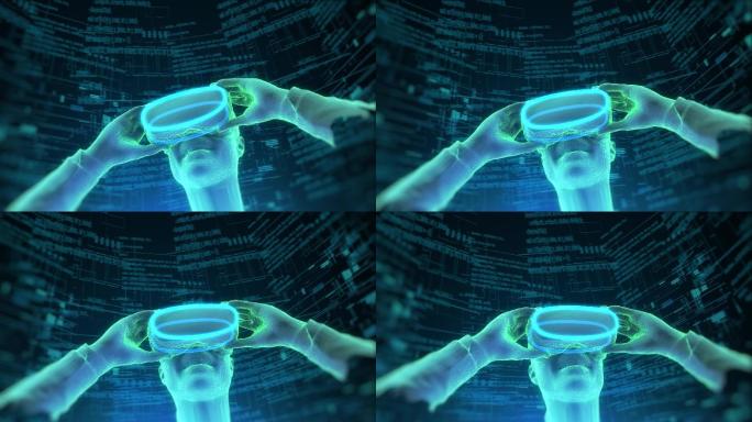 VR智能眼镜AE模板
