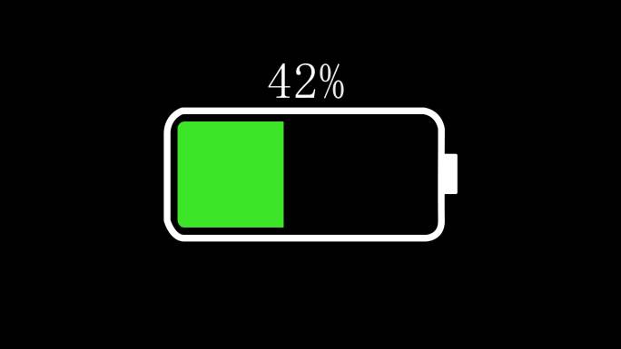 4K电池百分比充电