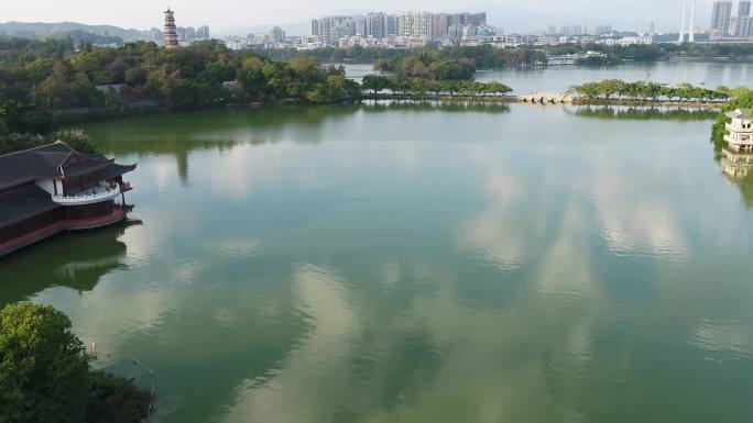 惠州西湖美景4k素材