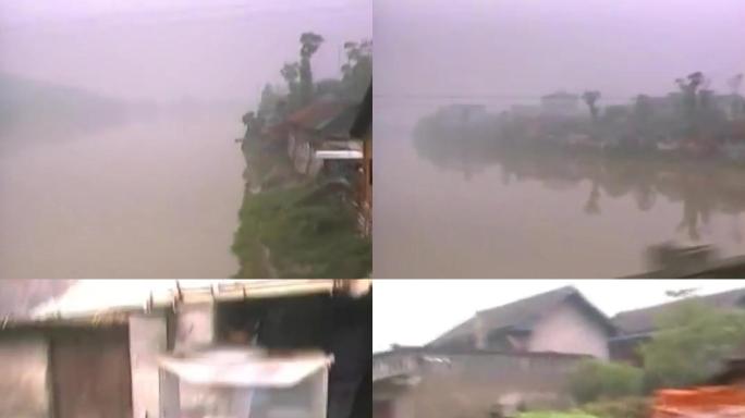 8090年代乘坐大巴旅行拍摄沿路影像