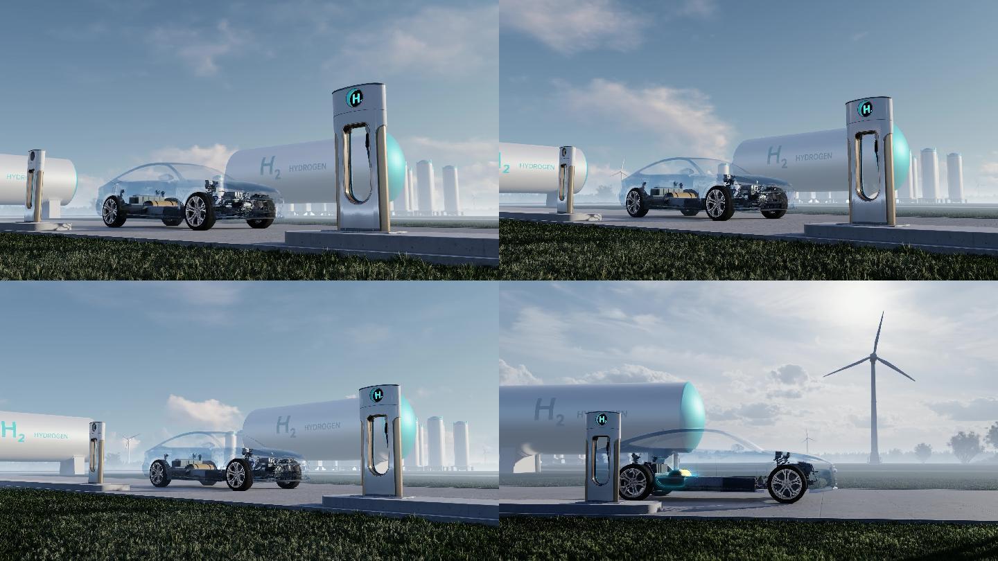 氢能源电动汽车智慧电网氢气站加气充电桩