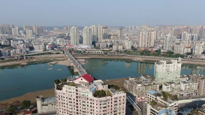 内江西林大桥航拍4k