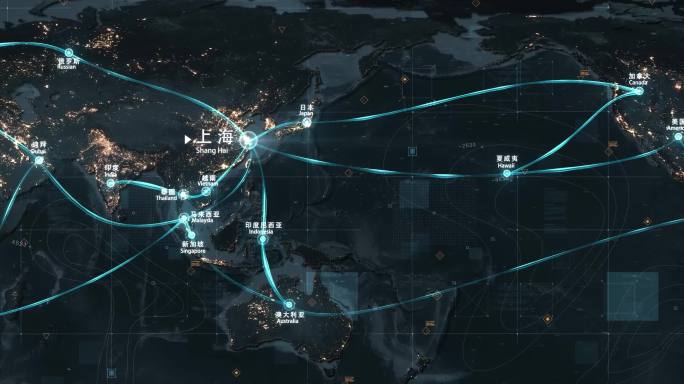 大气科技全球布局世界地图区位