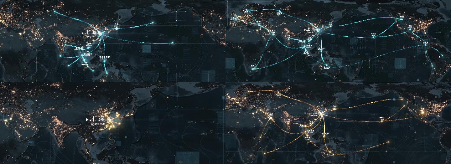 大气科技全球布局世界地图区位