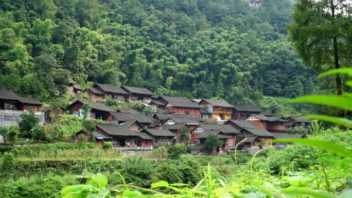 农村 村寨 湘西乡村延时