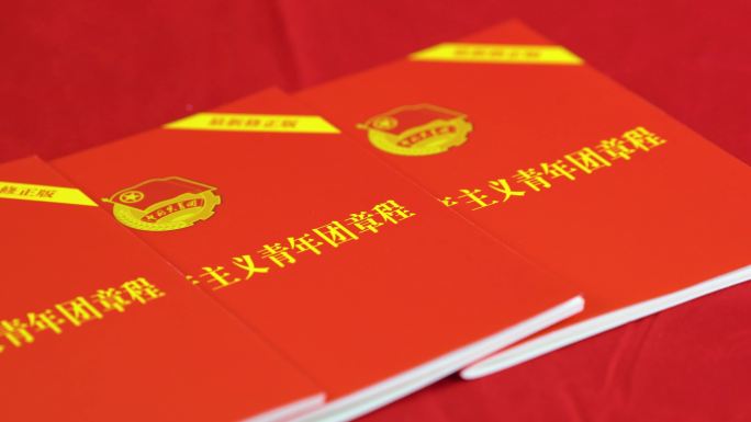 中国共产主义青年团团徽团旗4K超清视频