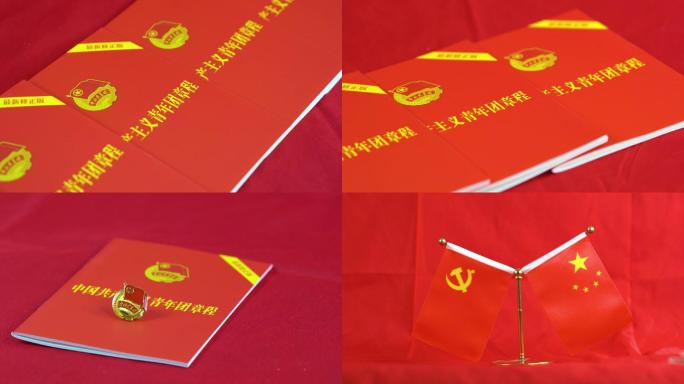 中国共产主义青年团团徽团旗4K超清视频