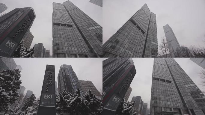 城市宣传片素材 北京市财富中心 CBD