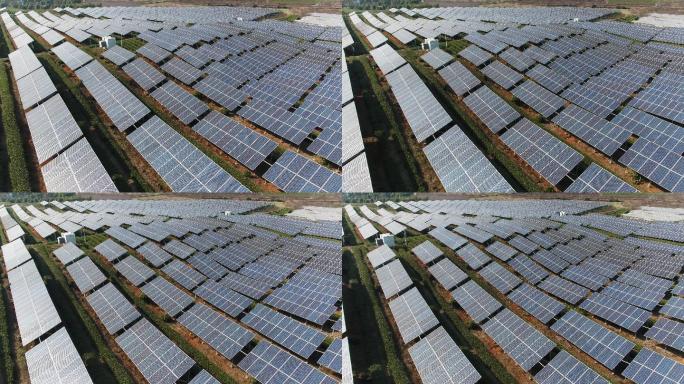 悟2X5s航拍农业光伏太阳能发电站