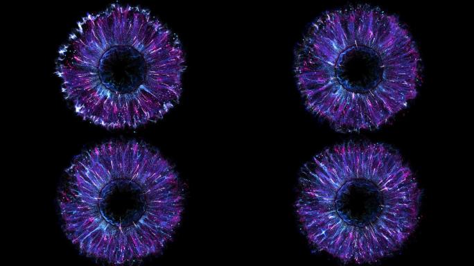 唯美扩散粒子海浪流体粒子 2