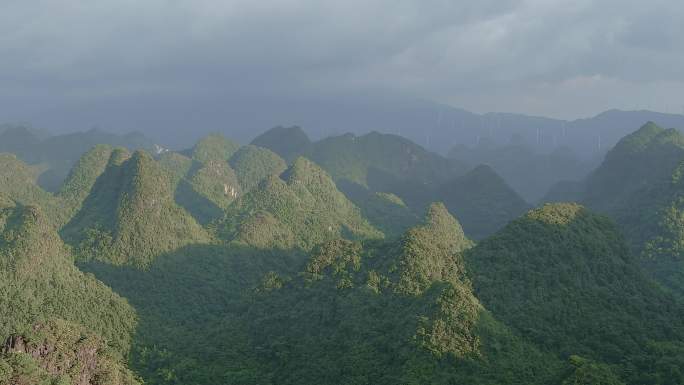 4K航拍马山风景